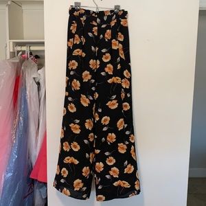 Sheer Wide Leg Pants